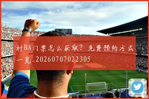 村BA门票怎么获取？免费预约方式一览_20260707022305